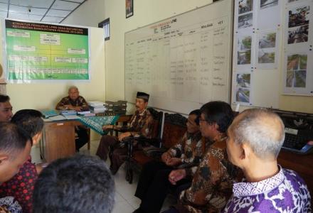 Kunjungan Lapang Pelatihan Pengurus LPMD di Desa Baturetno