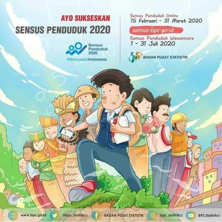 Sukseskan Sensus Penduduk, Mari Mencatat Indonesia