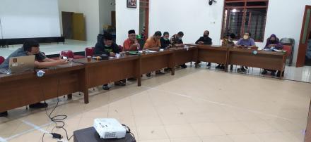 Rapat Paripurna Bamuskal dengan Agenda Pembahasan dan Kesepakatan hal Raperkal LPJ APBKAL TA 2021