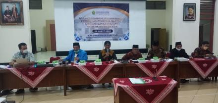MUSKAL Khusus Perubahan Daftar Keluarga Penerima Manfaat BLT DD T.A 2022