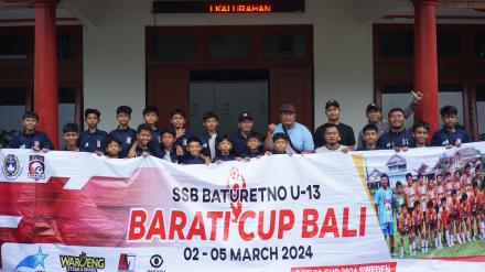 PEMBINAAN DAN PELEPASAN TIM SSB BATURENO UNTUK KOMPETISI DI BALI