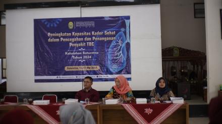 PENINGKATAN KAPASITAS KADER KESEHATAN DALAM PENCEGAHAN DAN PENANGANAN PENYAKIT TBC